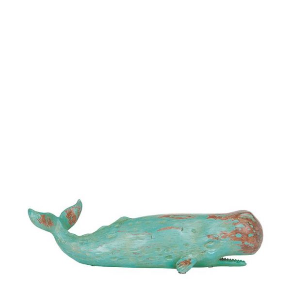 Cachalote em Resina – Azul Turquesa