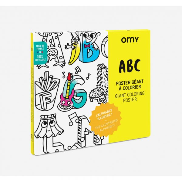 Poster para Colorir – ABC | Omy