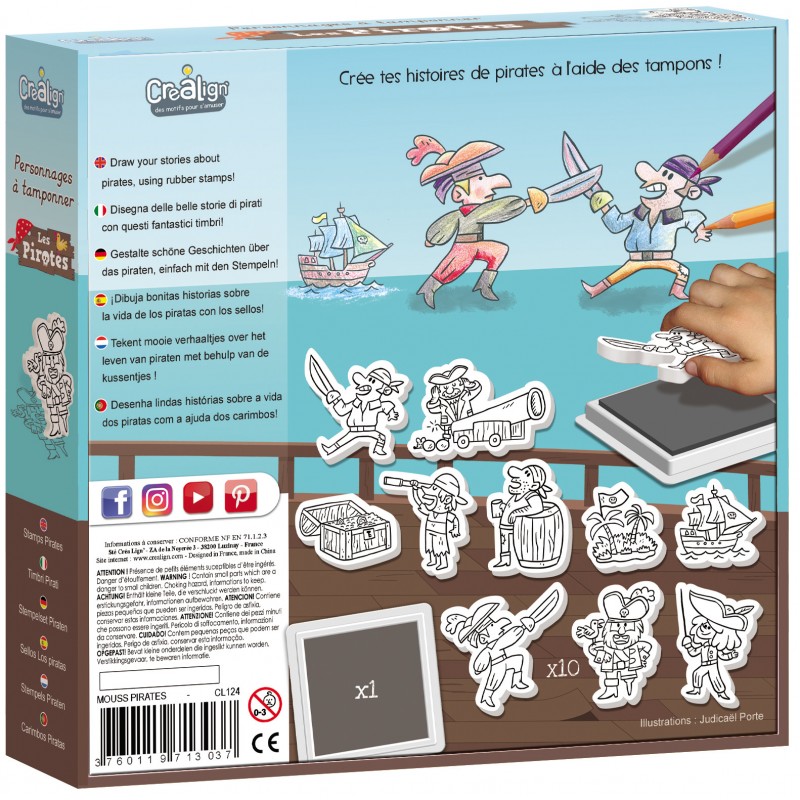Carimbos - Piratas | CreaLign - Image 2