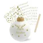Kit 'Faça a sua Bola de Natal' - Decalque | Baubels