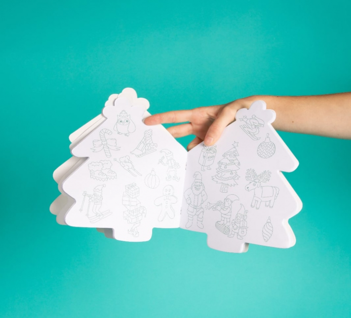 Notebook + Autocolantes - Árvore de Natal | Omy - Image 2