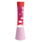 Candeeiro de Lava - Base Rosa + Líquido Rosa+ Lava Branca | Fisura