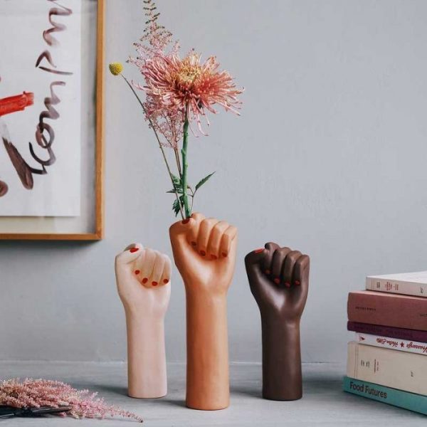 Vaso de Cerâmica – Girl Power – Brown Large | Doiy