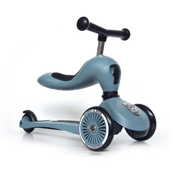 Trotinete Evolutiva Highwaykick One – Steel | Scoot and Ride