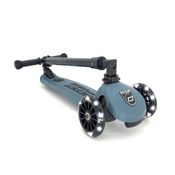 Trotinete Highwaykick 3 Led – Steel | Scoot and Ride