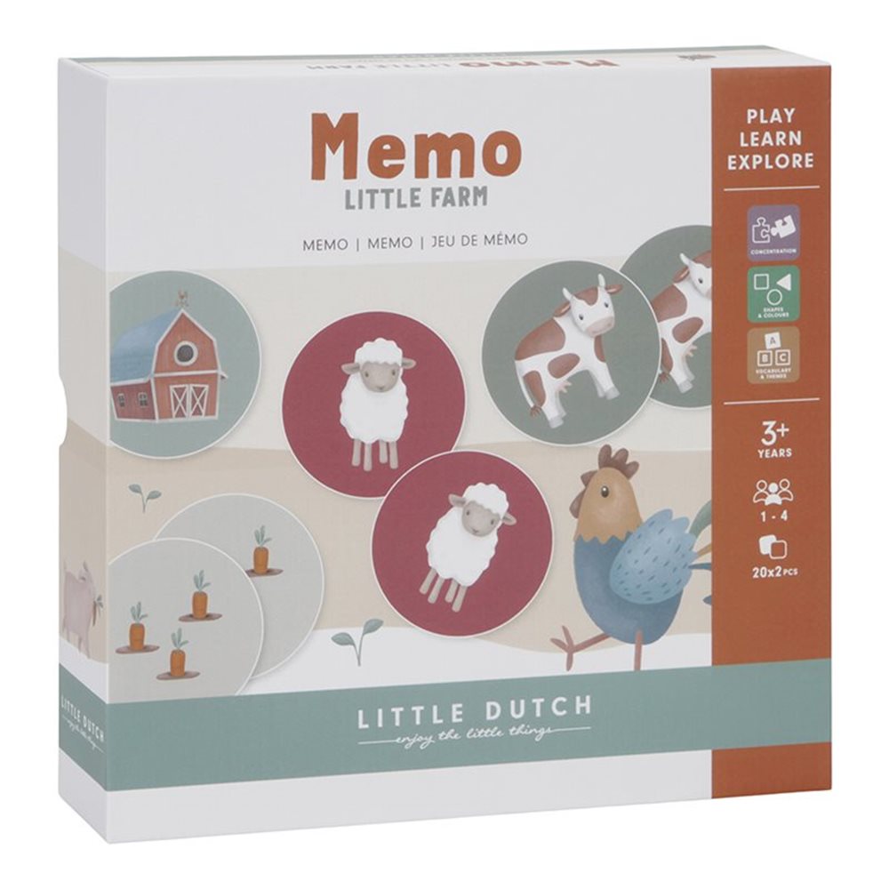 Jogo Memo – Little Farm | Little Dutch