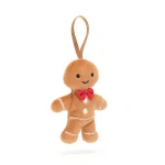Peluche Enfeite de Natal - Bolacha de Gengibre Fred - 10cm | Jellycat