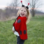 Disfarce - Joaninha com Capa e Bandolete - 2-3 Anos | Great Pretenders