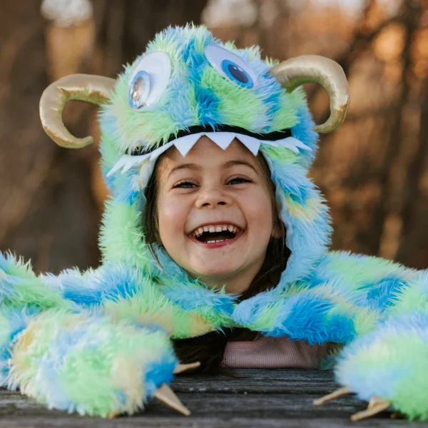 Disfarce – Capa Swampy, o Monstro – Verde e Azul – 5-6 Anos | Great Pretenders