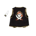 Disfarce - Colete de Pirata com Pala - 4-7 Anos | Great Pretenders