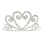 Tiara de Princesa Prateada com Glitter | Great Pretenders