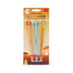 Conjunto de 3 Canetas de Gel Apagáveis - Animais da Selva | Legami