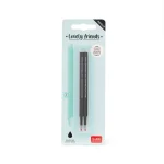 Conjunto de 2 Recargas para Caneta de Gel Legami Lovely Friends – Preto | Legami