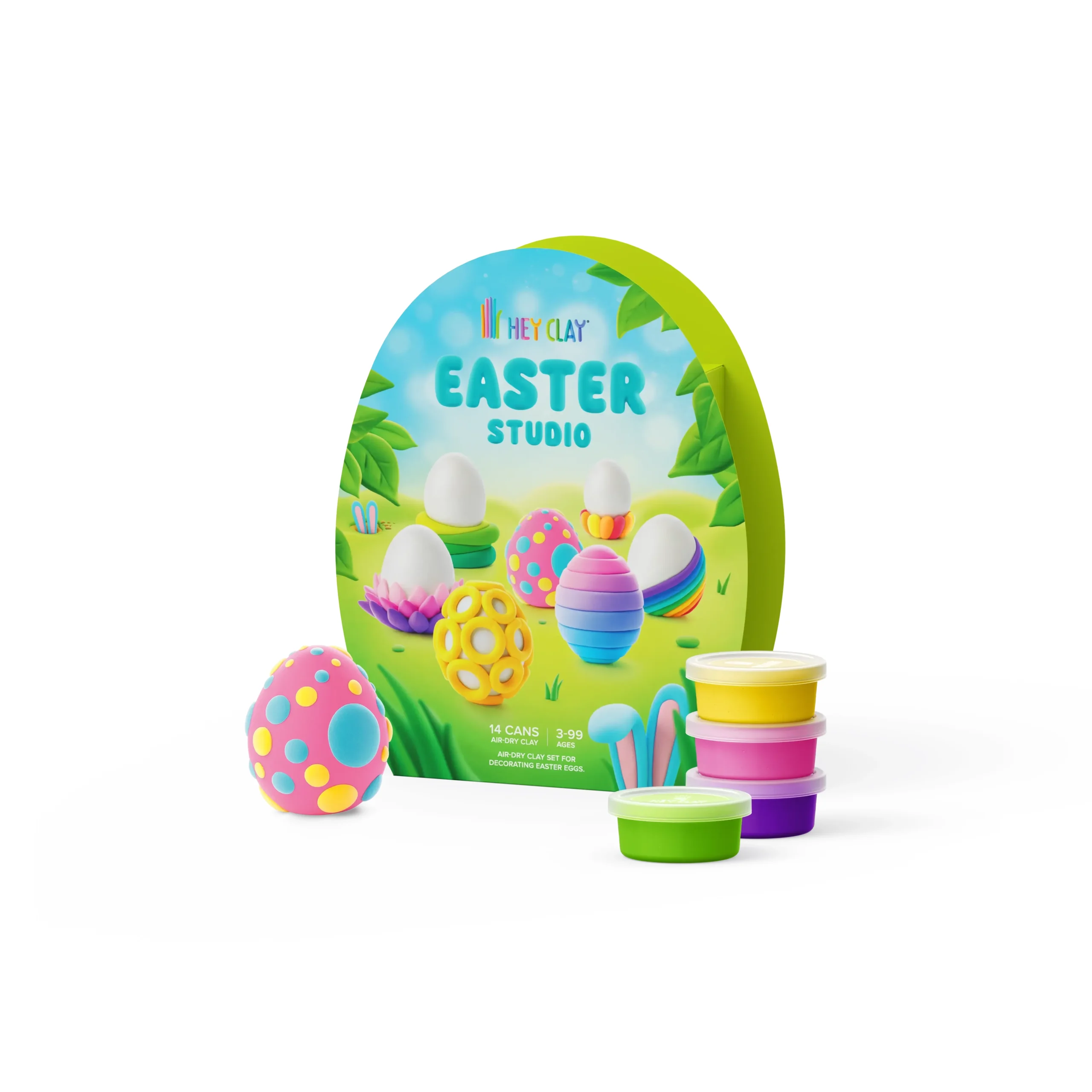 Kit de Decoração de Ovos de Páscoa - Easter Studio | Hey Clay
