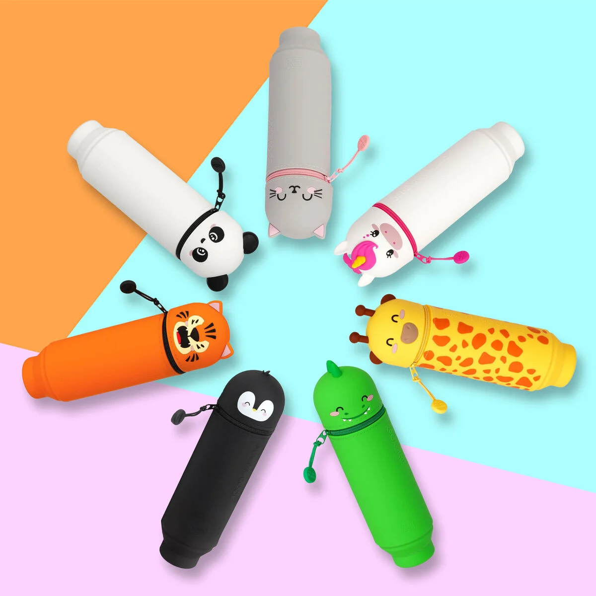 Estojo de Silicone Macio 2 em 1 - Kawaii - Dinossauro | Legami - Image 3