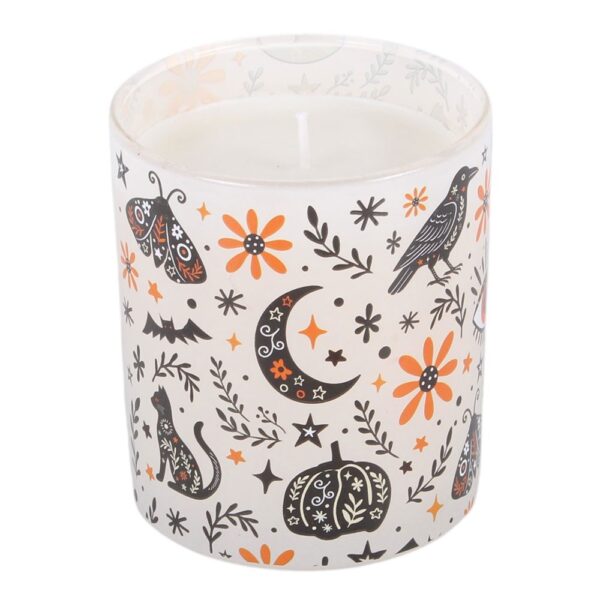 Vela Perfumada de Baunilha com Especiarias e Motivos Folk