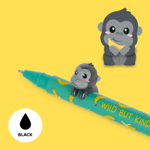 Caneta de gel Lovely Friends  – Gorila | Legami