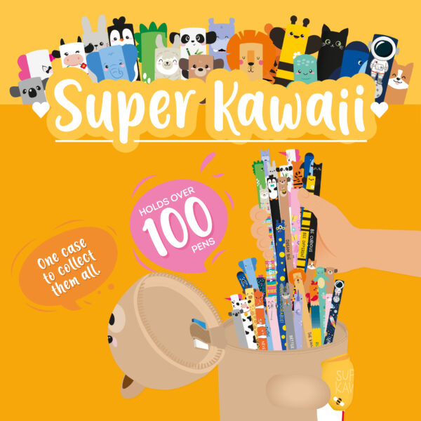 Porta-canetas de silicone Ursinho Super Kawaii | Legami