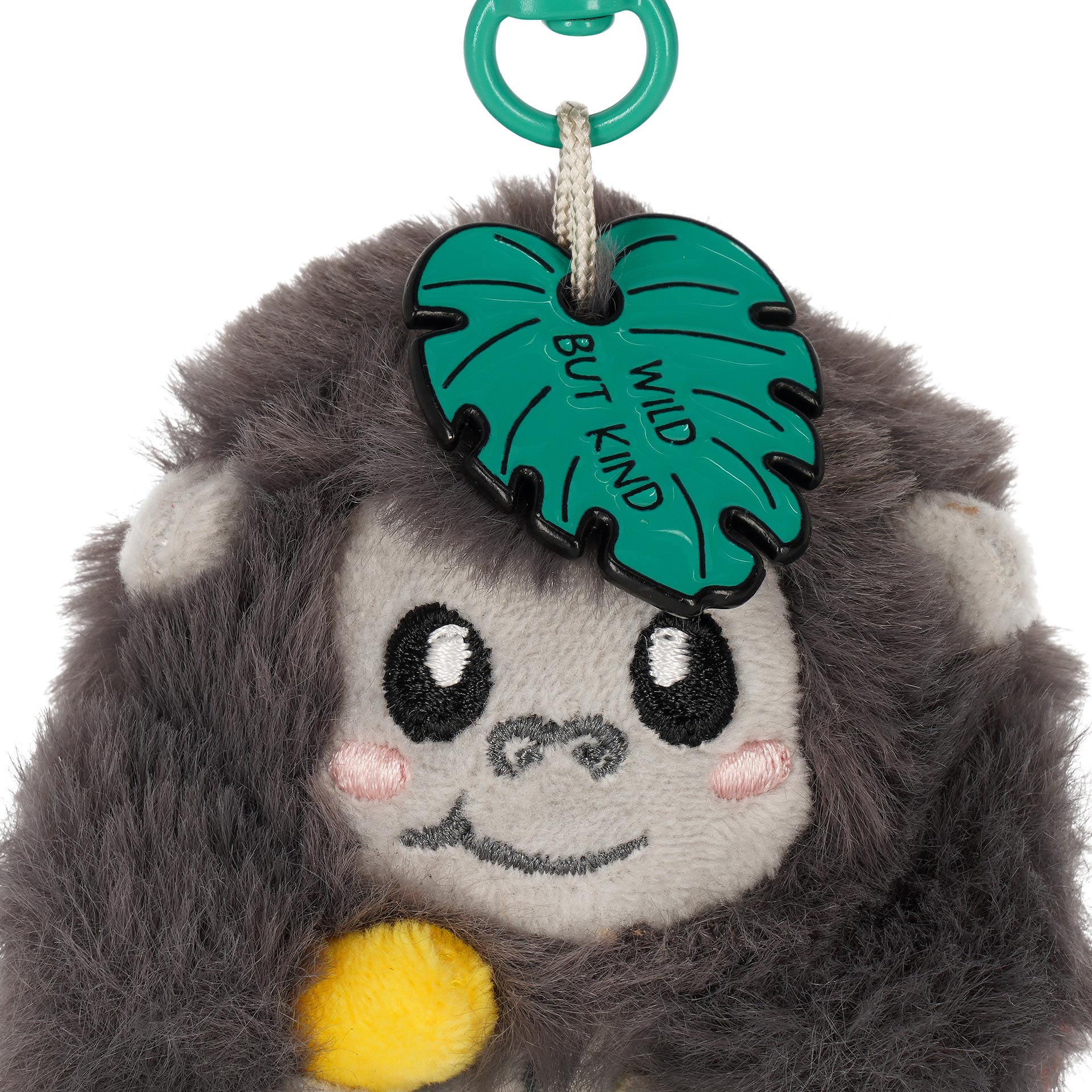 Porta-chaves de peluche Gorila Tiny Super Soft | Legami - Image 3