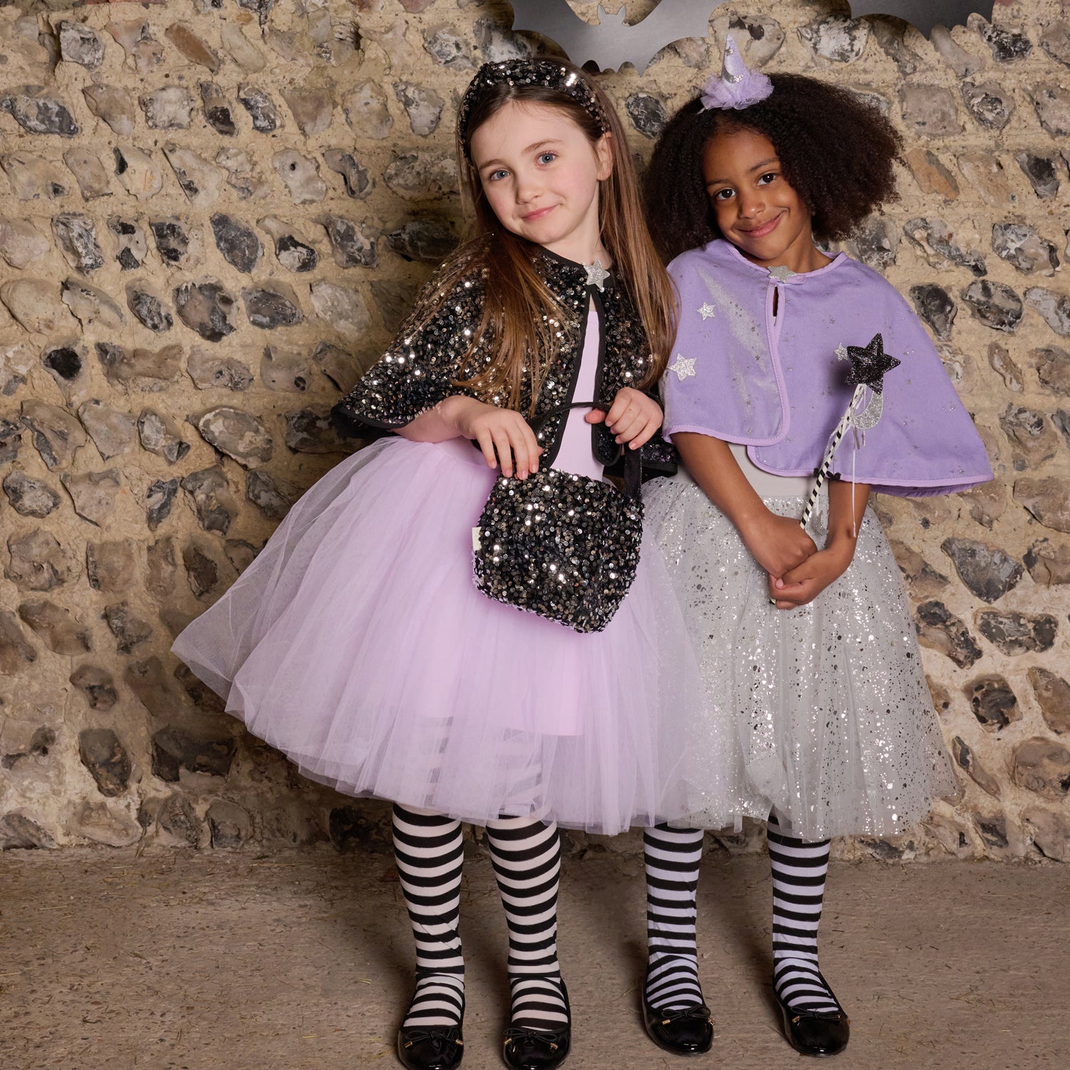 Varinha de Halloween Estrela Preta às Riscas | Rockahula Kids - Image 2